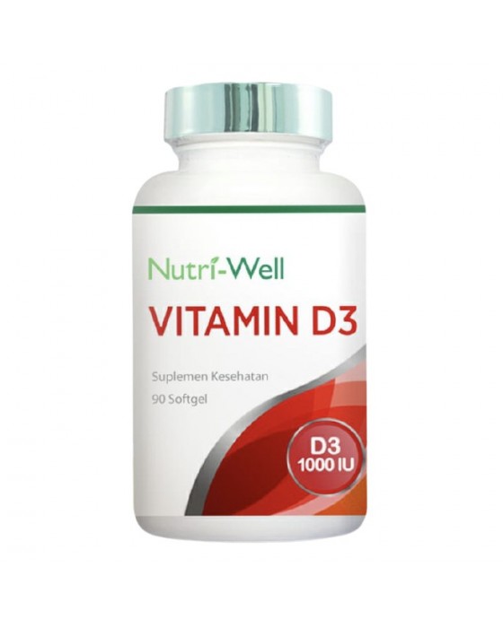 NUTRIWELL VIT D3 1000IU - 90S